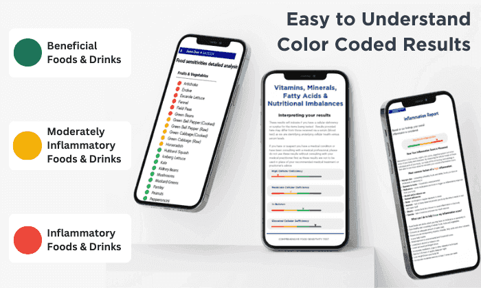 Comprehensive Food Sensitivity, Vitamin, Gut Health, Inflammation & Metabolism Test (1200+ Items Tested)