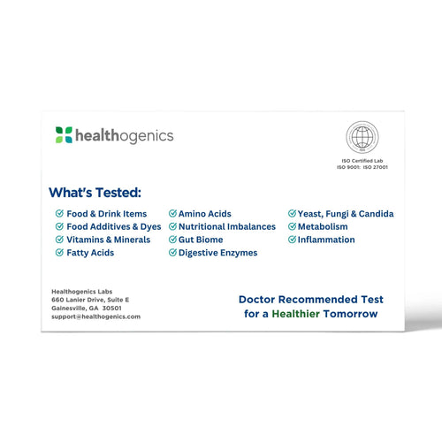 Comprehensive Food Sensitivity, Vitamin, Gut Health, Inflammation & Metabolism Test (1200+ Items Tested)