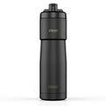 Clean Bottle Insulated Bike Water Bottle, 23 oz, Black, Easy