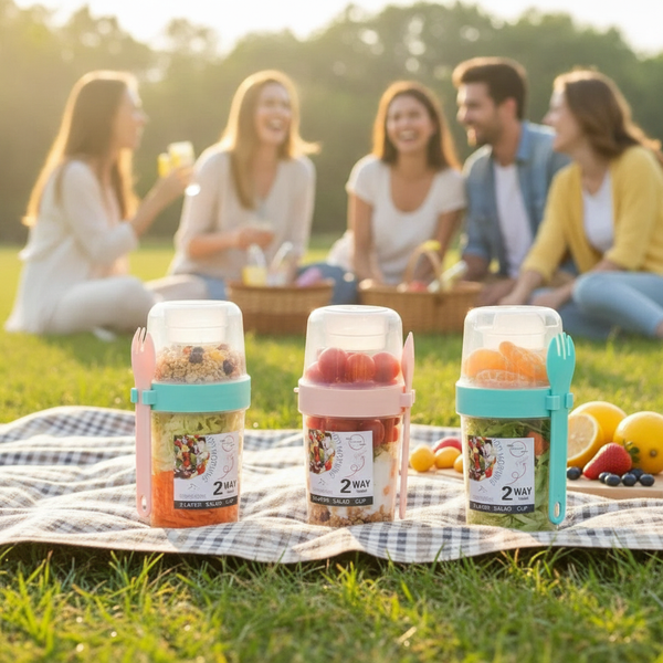 On-the-Go Salad and Snack Cup